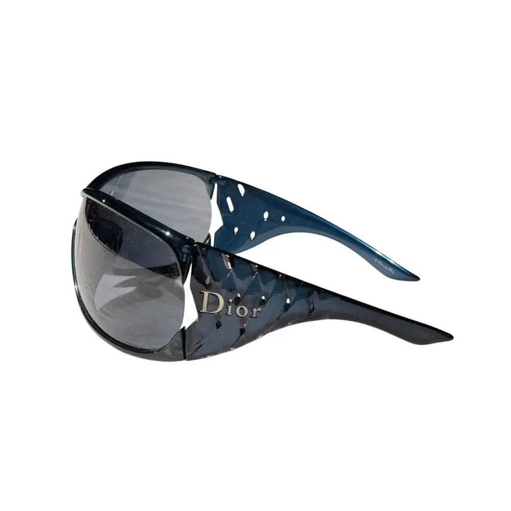 Vintage ribbon shield sunglasses